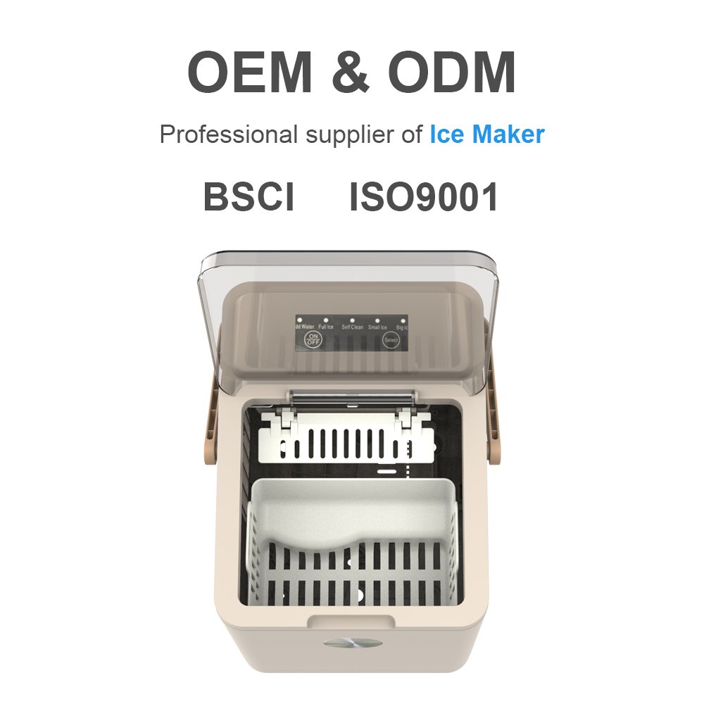 OEM ODM Wholesale Portable Small Counter Top 12KG/24 Ice Maker