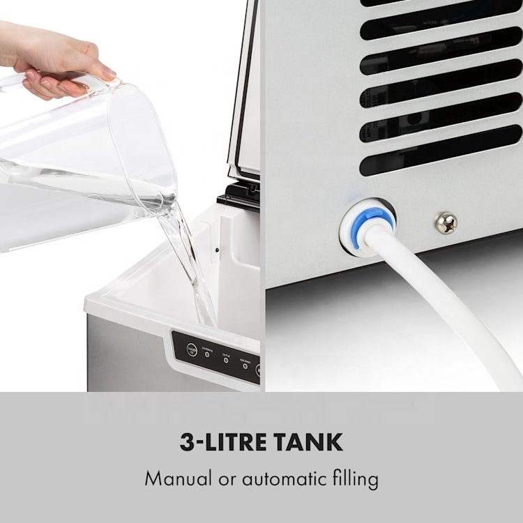 15-20kgs ice cube maker with lid bottle water Filling Lifestyle Cubic Shaped LCD Ice Maker with Shaver Ice Maker with Shaver