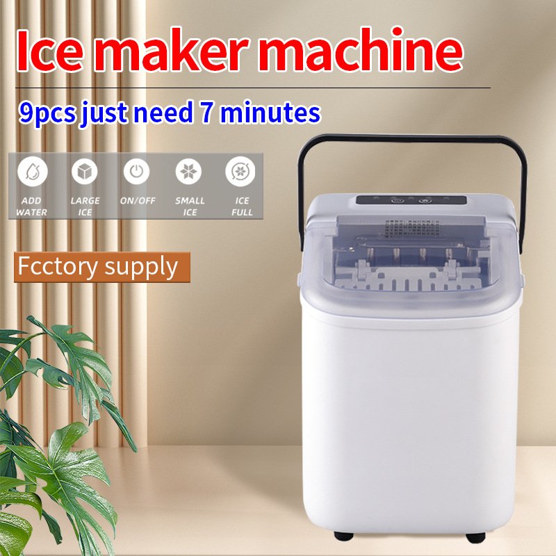 Mini Square Cube Block Ice Making Machine household Automatic appliances Machines Bar Ice Maker Home