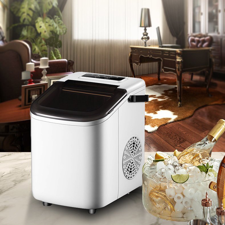 Mini Square Cube Block Ice Making Machine household Automatic appliances Machines Bar Ice Maker Home