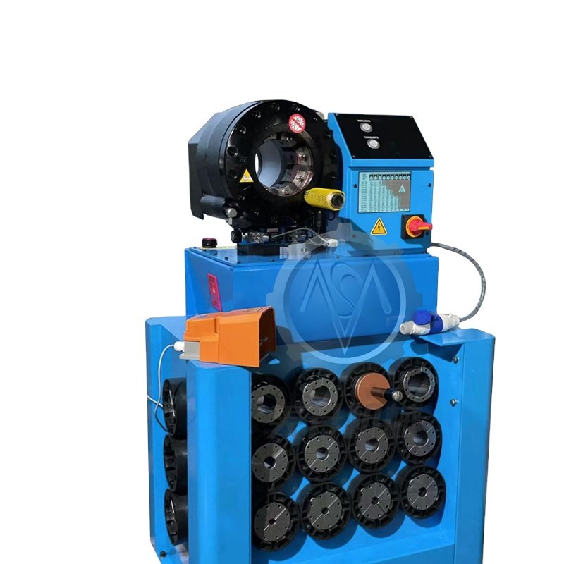 Hot Sell P32 High Pressure 1/4" Up To 2" Rubber Hose Product Making Machinery Hydraulic Hose Crimping Machine