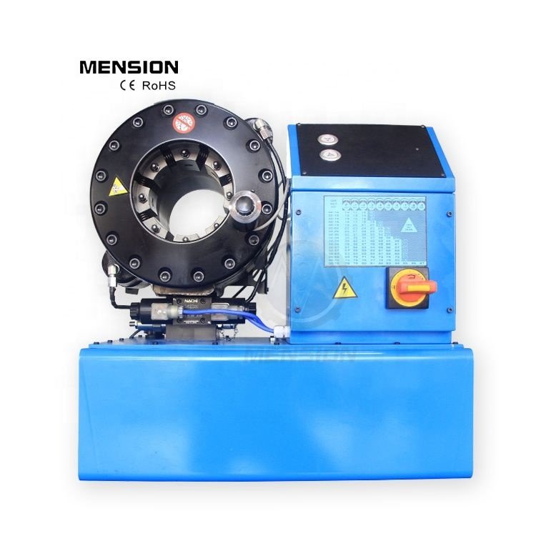 Hot Sell P32 High Pressure 1/4" Up To 2" Rubber Hose Product Making Machinery Hydraulic Hose Crimping Machine