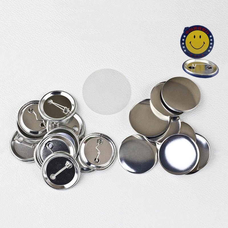 2024 New Pneumatic Semi-automatic Button Maker 6/pcs drop on one time button making machinery with 25mm round mould