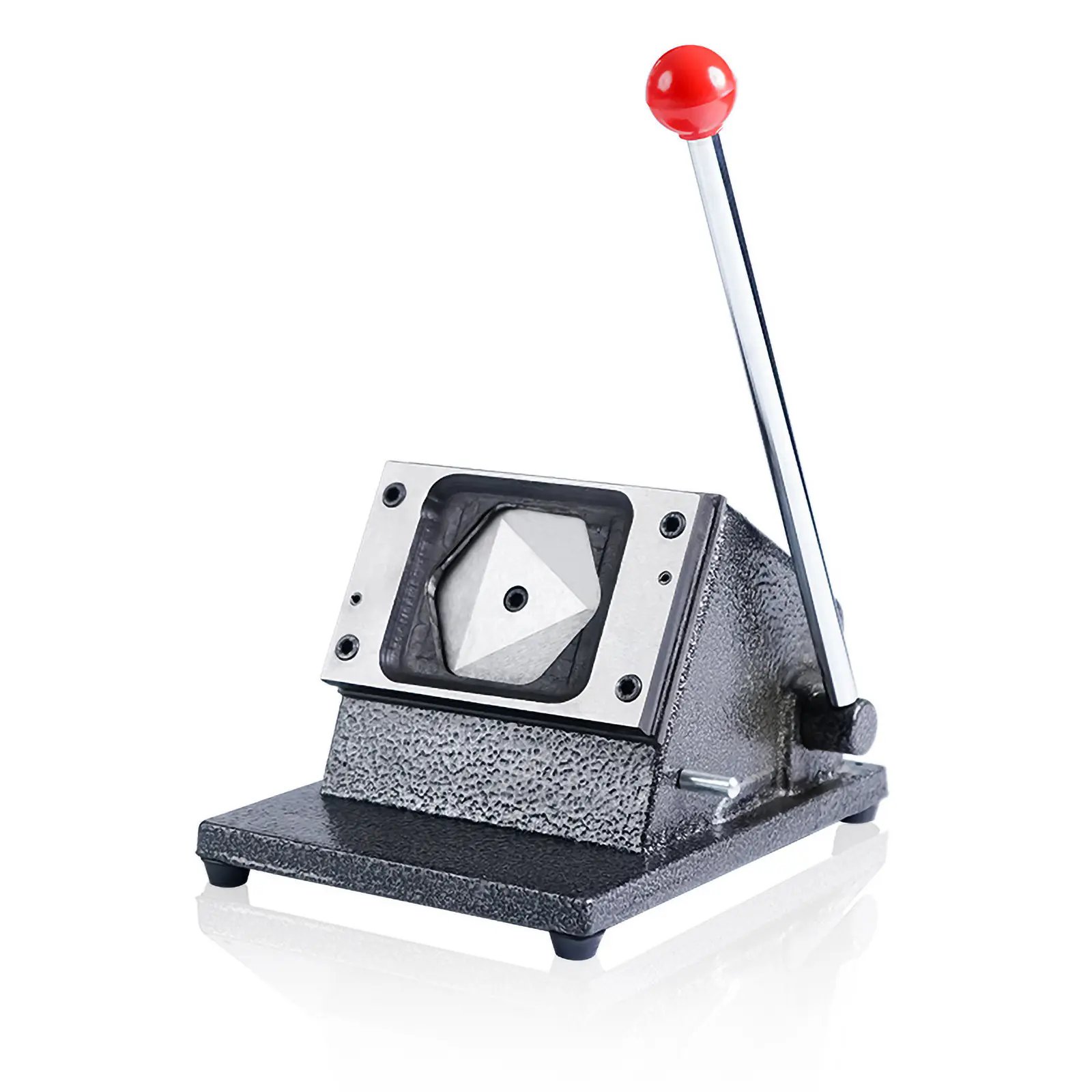 66*58MM Hexagon Shape Button Maker Kit Badge Making Machine+Paper Cutter+100pcs Badge Buttons