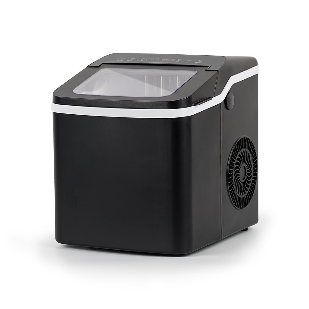 Professional 12kg Ice Cube Maker Plastic Housing Automatic Compressor Cooling Home Office Coffee Ice Making Machine for Sale
