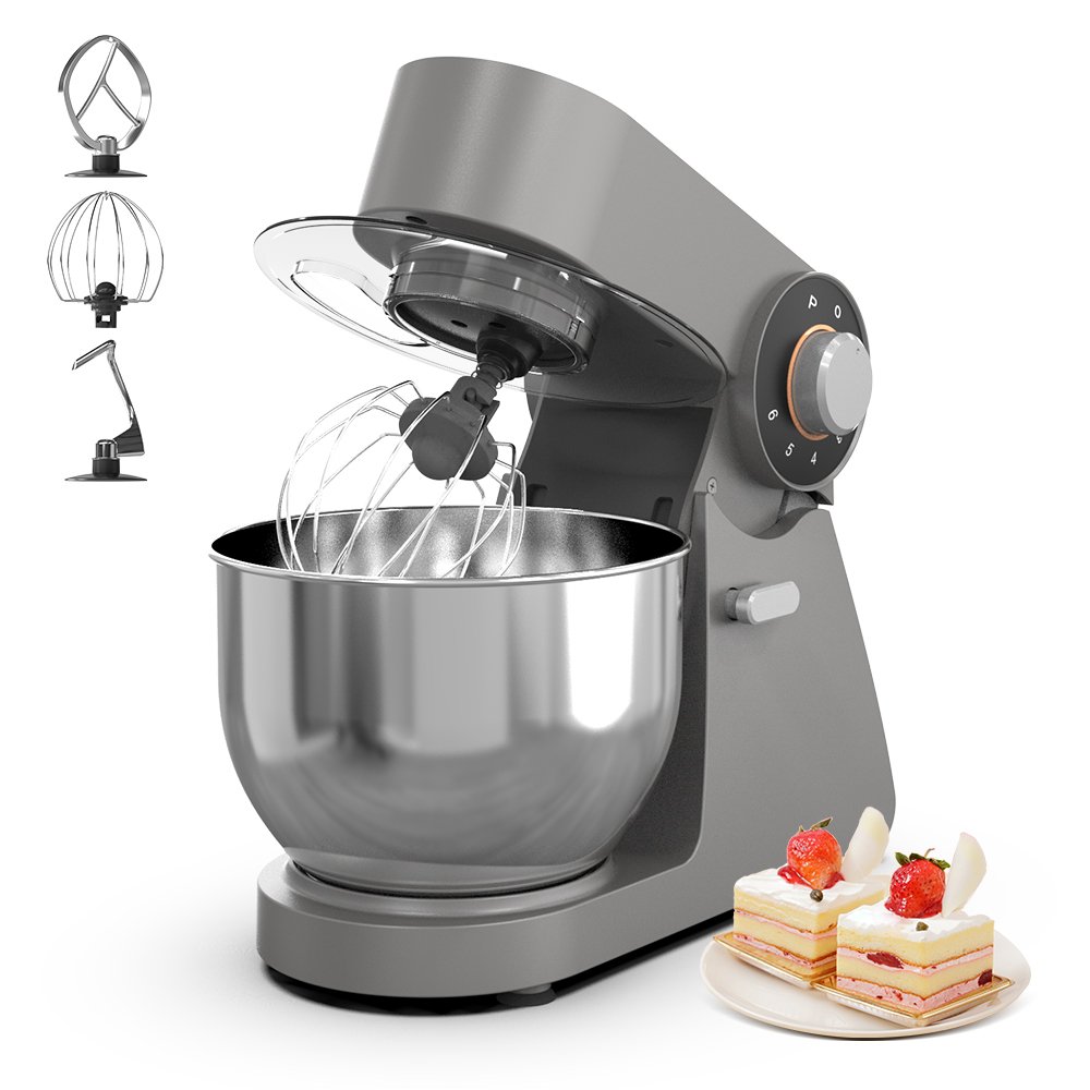 Small Electric Dough Cake Food Making Stand Mixer 4L Tile-Head Stand Dough Mixer Flour Mixing Machine