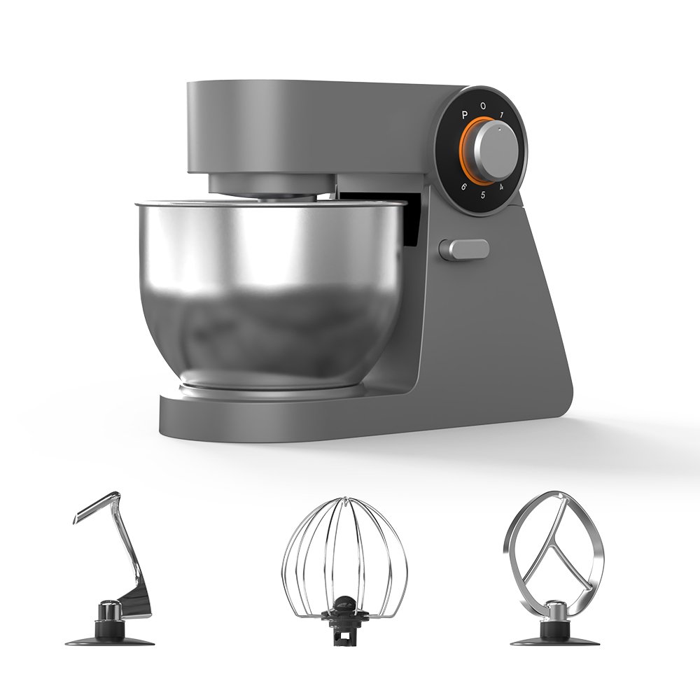 Small Electric Dough Cake Food Making Stand Mixer 4L Tile-Head Stand Dough Mixer Flour Mixing Machine