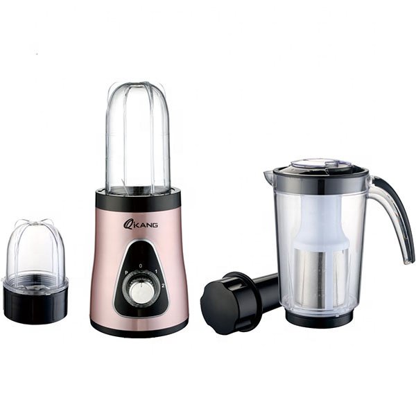 Qikang Electric 220W/400W Multifunctional Multipurpose Licuadoras Hot Sale Mixer Grinder Food Processor Led Light Juicer Blender