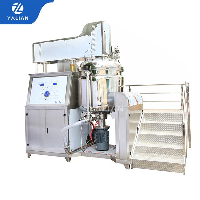 Ointment Making Body Lotion Manufacturing Vacuum Emulsifying Homogenizing Mixer Machine For Viscosity