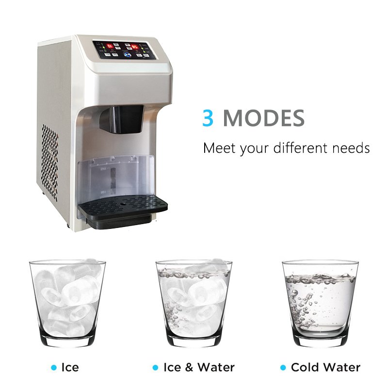 Countertop Ice Maker Water Dispensers Bullet Nugget Ice Block Making Machines For Commercial Home Business Automatic Coffee