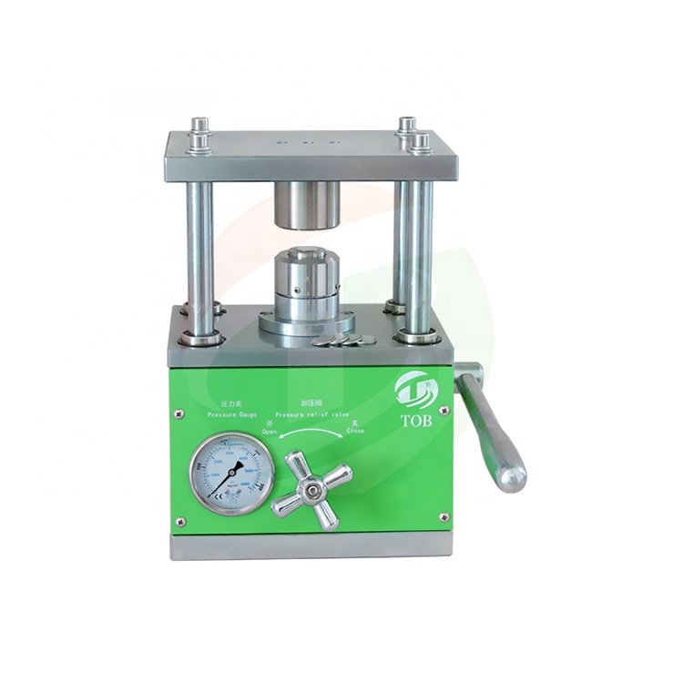 TOB Coin Cell Assembly machine Manual Crimping machine Equipments For button Battery CR2016, CR2025, CR2032