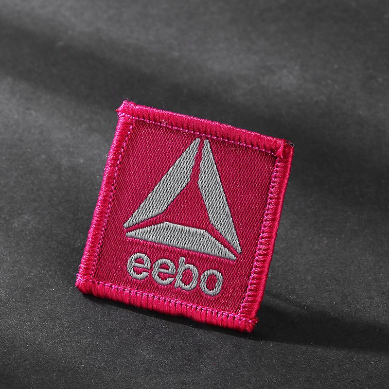 custom clothing logo/name tag/badge machine embroidery woven school badges