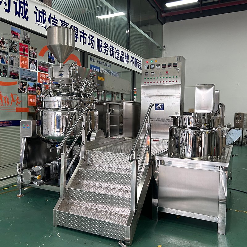 Automatic Vacuum Homogenizer Machine Vacuum Cream Cosmetic Mixer Cream Gel Lotion Making Machine
