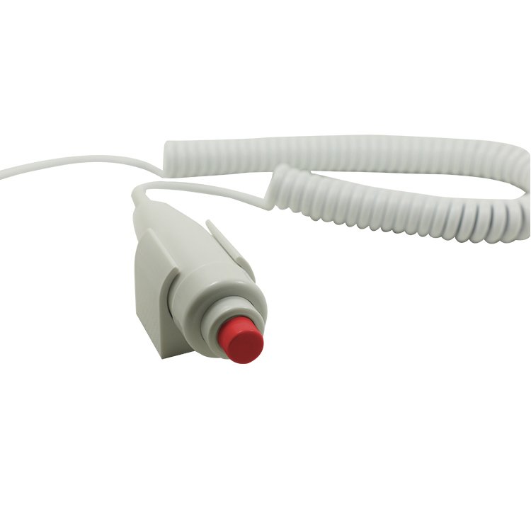 Red and white button DR exposure device 3 core handbrake switch X-ray machine image acquisition handheld button