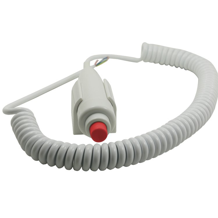 Red and white button DR exposure device 3 core handbrake switch X-ray machine image acquisition handheld button