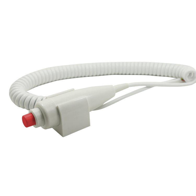 Red and white button DR exposure device 3 core handbrake switch X-ray machine image acquisition handheld button