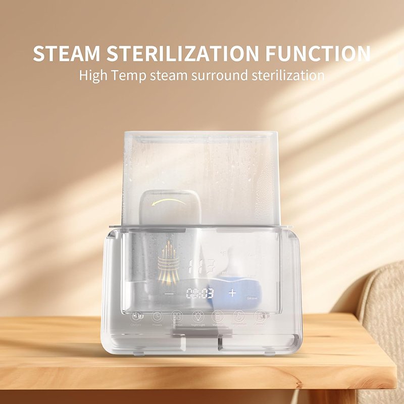 48H Constant Temperature Baby Formula Water Heater Fast Breast Milk Defrost For Twins Feeding Food Steamer