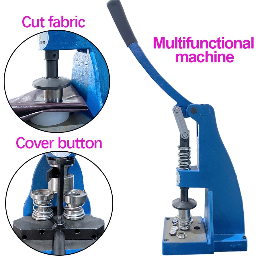 Multi-Function Machine To Cut Cloth And Cover Button Manual Fabric Covered Button Tool Hand Press Machine For Buttons