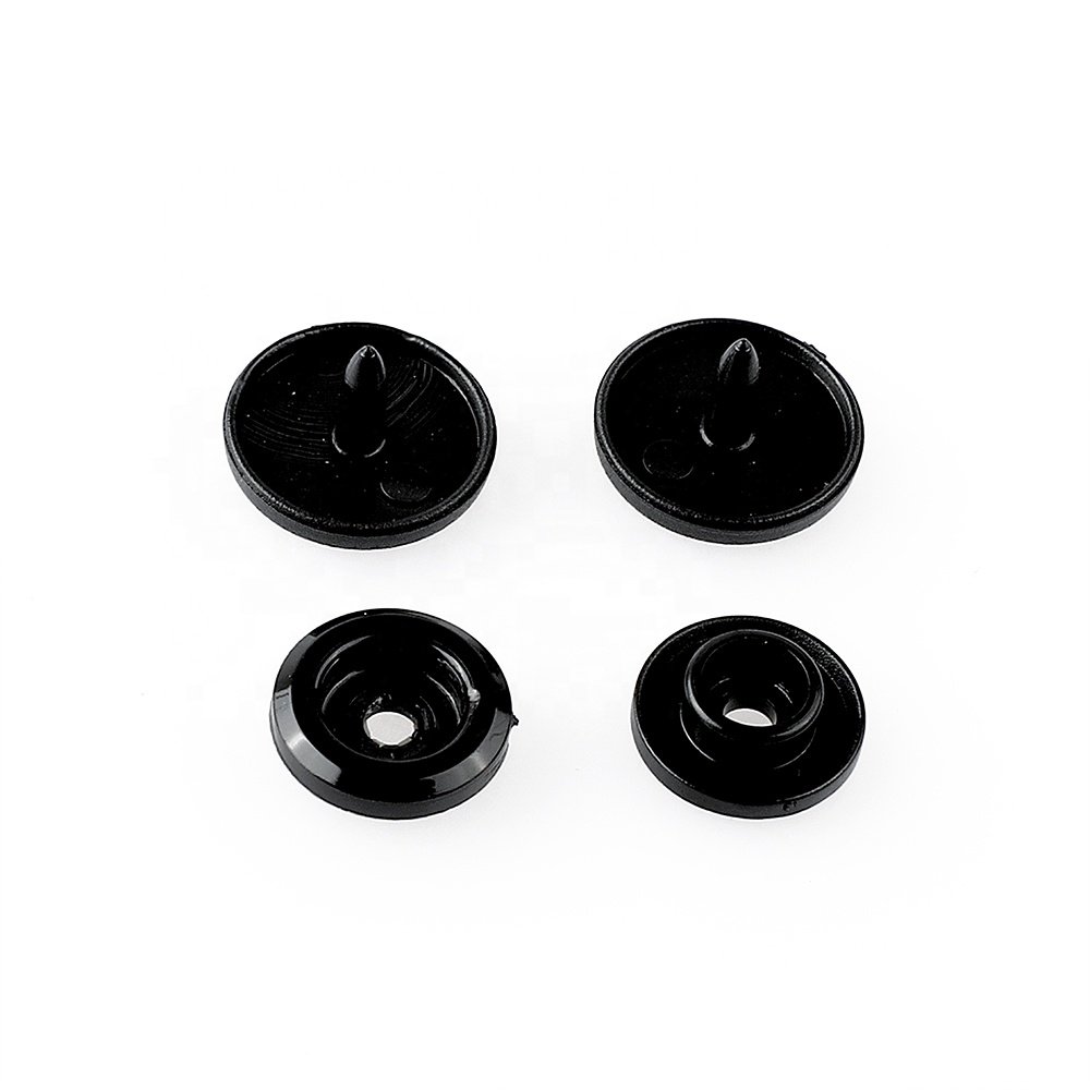 Wholesale customization Color T5 11/12.3 mm Plastic Snap Button High Temperature Resistance for Bag Children's Clothing Fastener