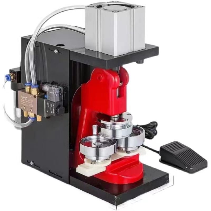 Automatic Pin Badge Maker Button Making Machine For DIY Kids Mold 25 32 37 44 50 56 58 75MM
