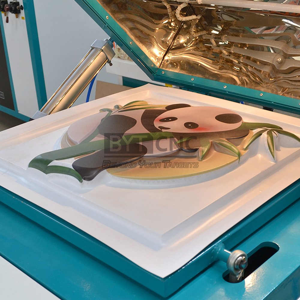 Small Abs Vacuum Thermoforming Machine BSX-600 Thermoforming Vacuum Forming Machine Make Led Light Box Sign
