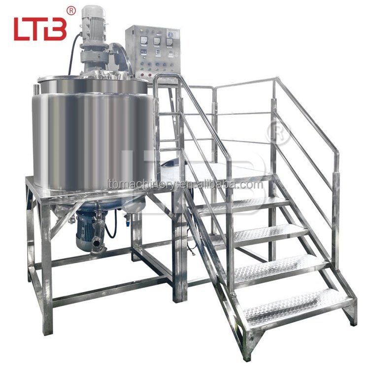 500 Litre Wash Bubble Bath Liquid shampoo Dish Washing High Shear Liquid Mixer Chemical Mixing Tank With Agitator