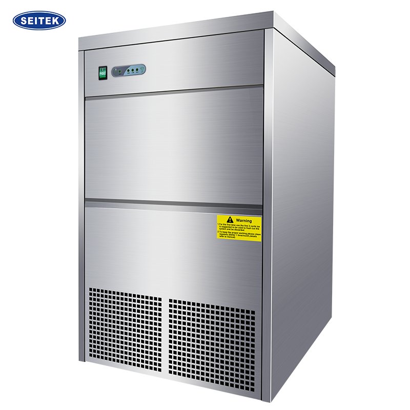36-40kg/24h Snowflake Ice Making Machine for Shop Stainless Steel Ice Maker Freestanding Commercial Ice Maker