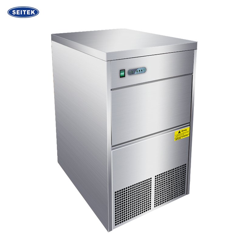 36-40kg/24h Snowflake Ice Making Machine for Shop Stainless Steel Ice Maker Freestanding Commercial Ice Maker
