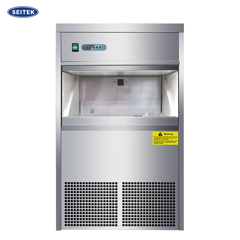 36-40kg/24h Snowflake Ice Making Machine for Shop Stainless Steel Ice Maker Freestanding Commercial Ice Maker