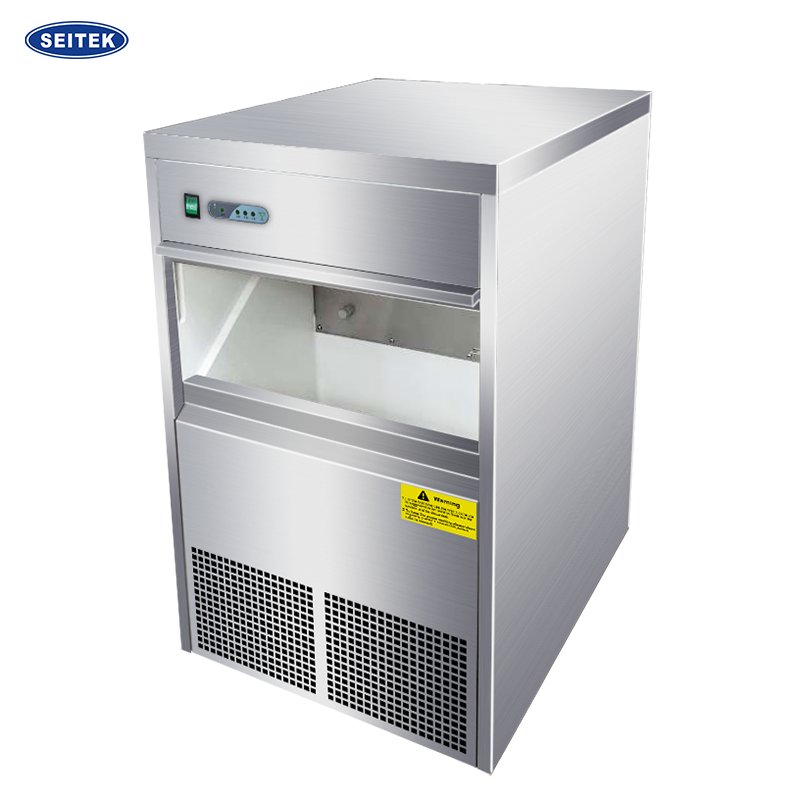 36-40kg/24h Snowflake Ice Making Machine for Shop Stainless Steel Ice Maker Freestanding Commercial Ice Maker