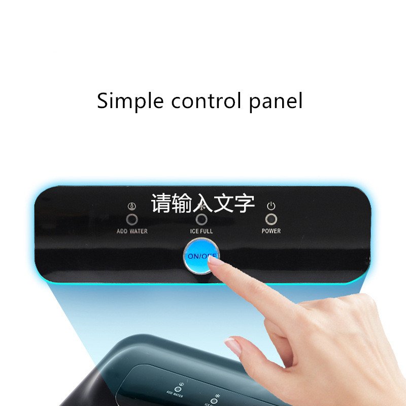Portable Electric Water Cooler with Ice Maker OEM China Origin Makes Cube Shape Ice for Household and Car Use Model Voltage