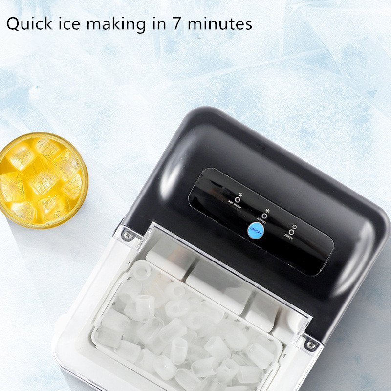 Portable Electric Water Cooler with Ice Maker OEM China Origin Makes Cube Shape Ice for Household and Car Use Model Voltage