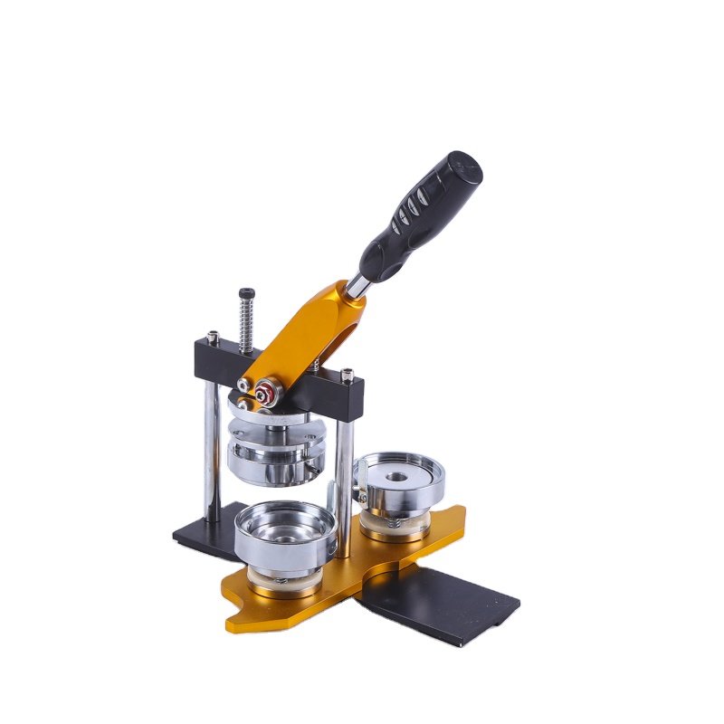 Wholesale high quality manual button making machine Rotary Metal Badge Making Machine