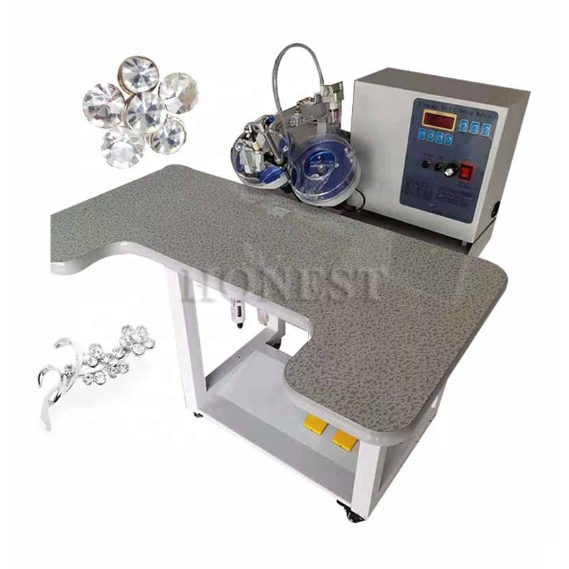 China Supplier Hot Fix Rhinestone Machine For Bangle / Button Fixing Machine / Stone Fixing Machine For Clothes For Export