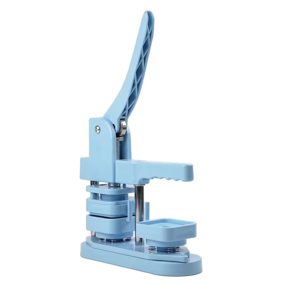 Plastic Square Shape Badge Making Machine For DIY Button Pin Making