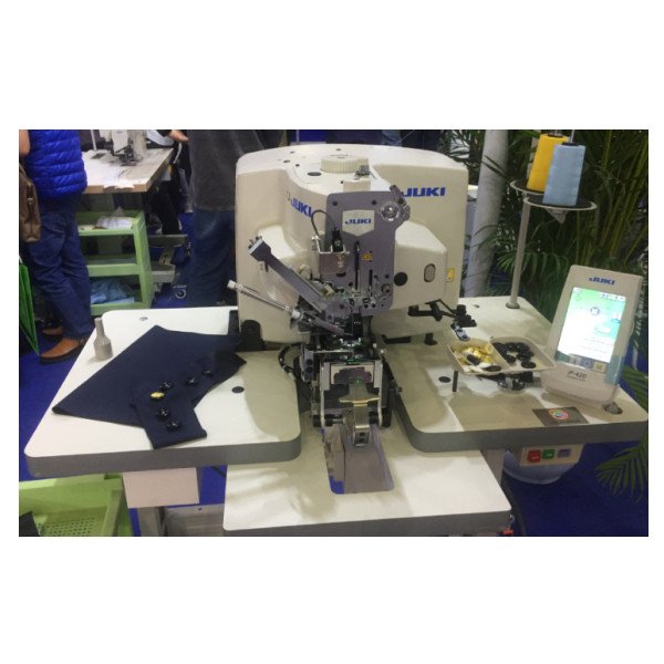 Original Jukis 289 Computer Controlled Chain Button Wrap Sewing Machine Sews Flat Buttons Marble Buttons