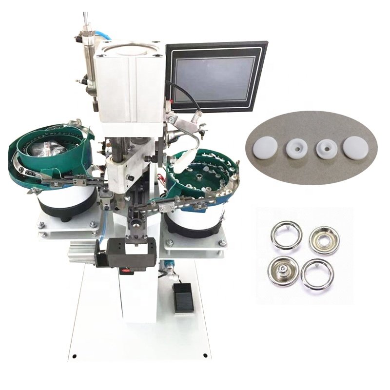 Semi Automatic Metal Button Eyelet Punching Machine Manual Hand Press Button Machine