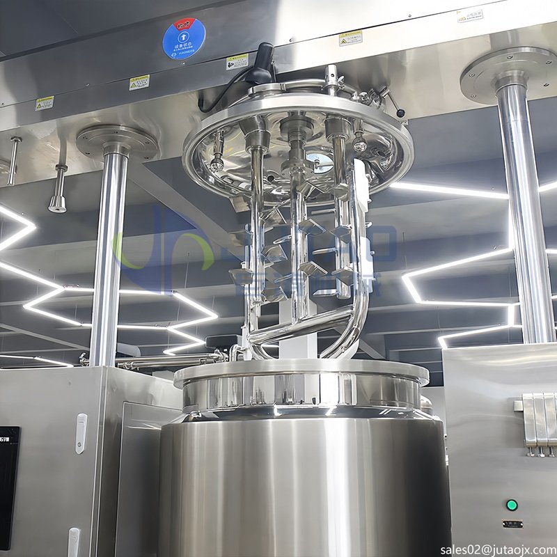 2023 Hot style steam heating vacuum homogenizer for making skincare products hair mask mud