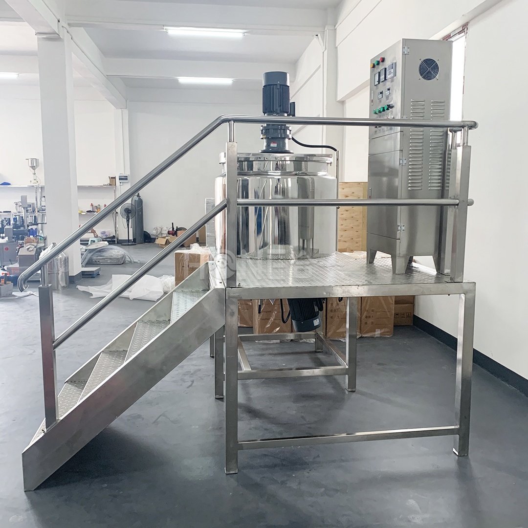 Hone Custom High Quality Shampoo Homogenizer Mixer and Packaging, Liquid Shampoo Making Mixing Machine
