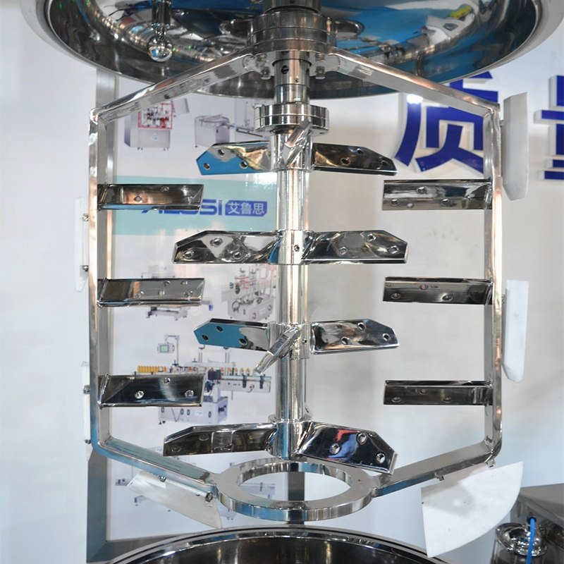 AILUSI Vacuum Emulsifier Bottom Snail Slime Mayonnaise Homogenizer Mixer Toothpaste Beauty Cream Cosmetics Mixer Making Machine