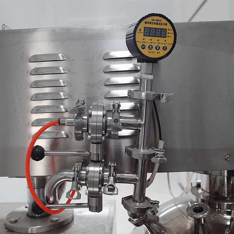 AILUSI Vacuum Emulsifier Bottom Snail Slime Mayonnaise Homogenizer Mixer Toothpaste Beauty Cream Cosmetics Mixer Making Machine