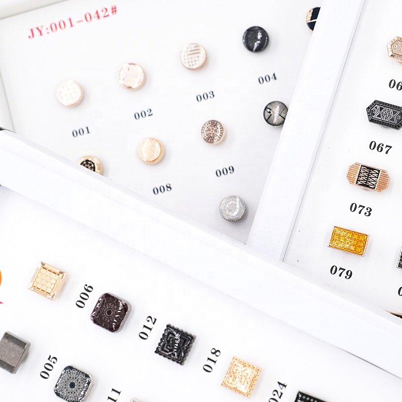 Jinyi Button Manufacturer OEM ODM Zinc Alloy Decorative Press Button Pattern Logo Brand Custom Metal Snap Button for Clothes