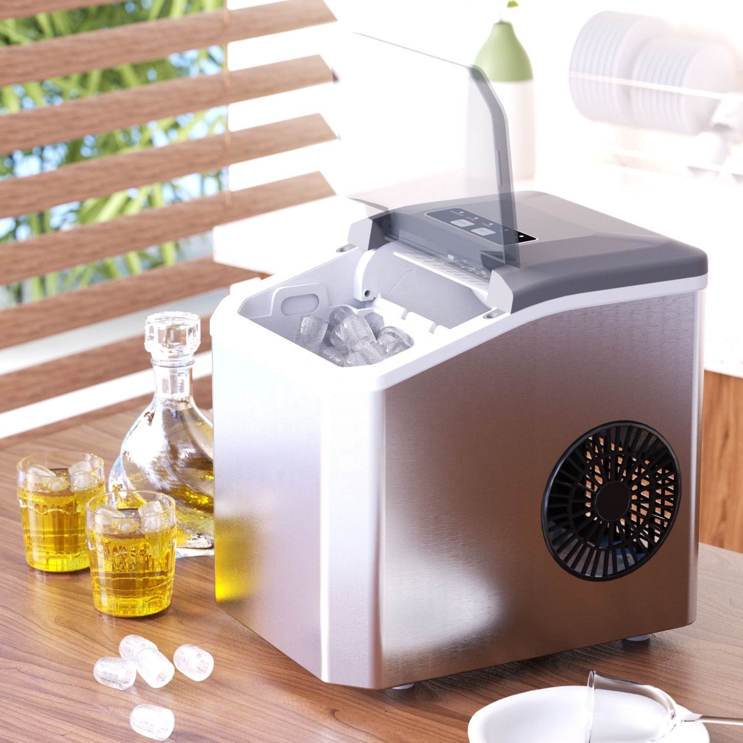 Automatic Small Mini Ice Ball maker Ice Commercial and Home Use Ice Cube Maker Making Machine