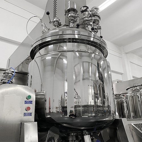 Mayonnaise Production Vacuum Emulsifier Homogenizer Mixer Lotion Face Cream Mixing Tomato Ketchup Cream Cheese Making Machine
