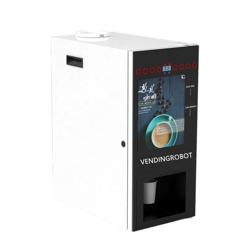 new design with touch button coffee tea vending machine with cup dispenser WF1-303V-A