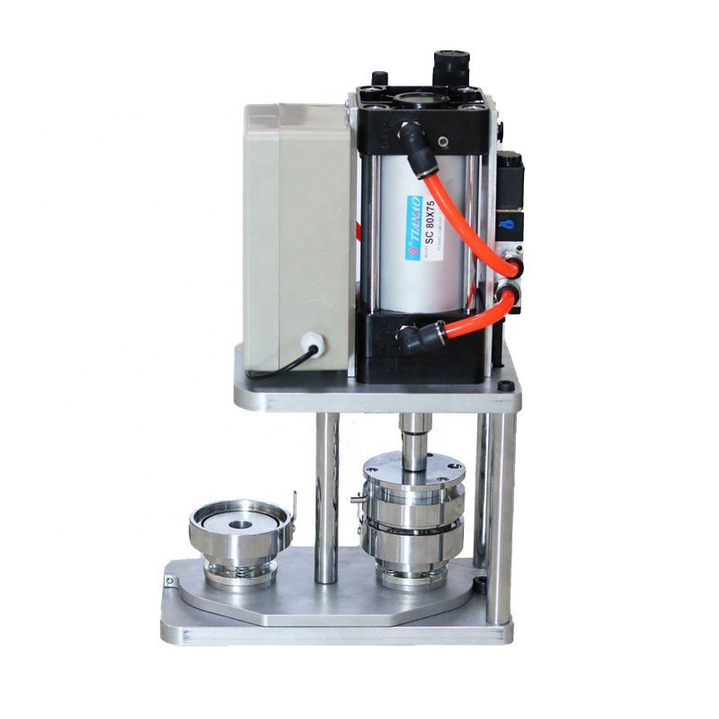 Latest High Quality Pneumatic Rotary Button Badge Making Machine Automatic Pin Badge Maker Button Making Machine