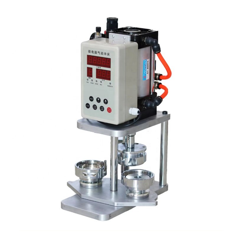 Latest High Quality Pneumatic Rotary Button Badge Making Machine Automatic Pin Badge Maker Button Making Machine