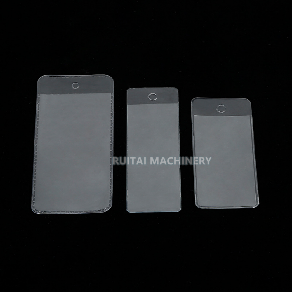 Plastic Hanger Bag With Snap Button High Frequency Bag Making Machine
