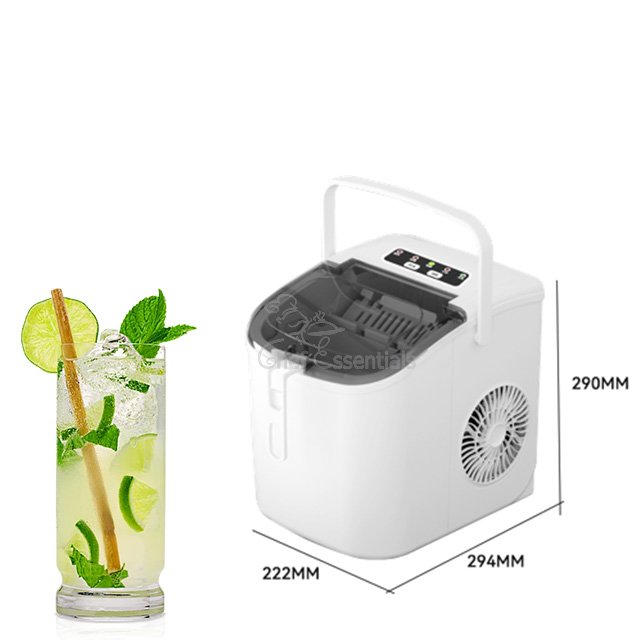Fast Delivery Mini Ice Maker Self Cleaning Small Ice Cube Machine For Portable Household
