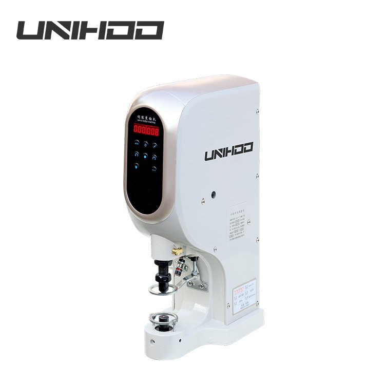 818T electronic snap button machine with servo motor button attaching machine